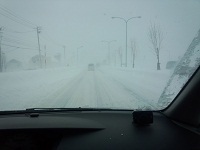 平成26年1月2日札幌市内での暴風雪の写真その1