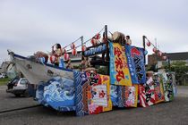北海ソーラン祭り - 山車の写真