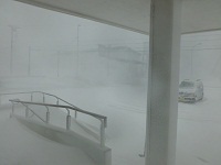 平成24年4月4日稚内市内での暴風雪の写真その5
