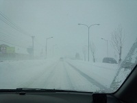 平成26年1月2日札幌市内での暴風雪の写真その2