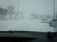 平成26年1月2日札幌市内での暴風雪の写真その3
